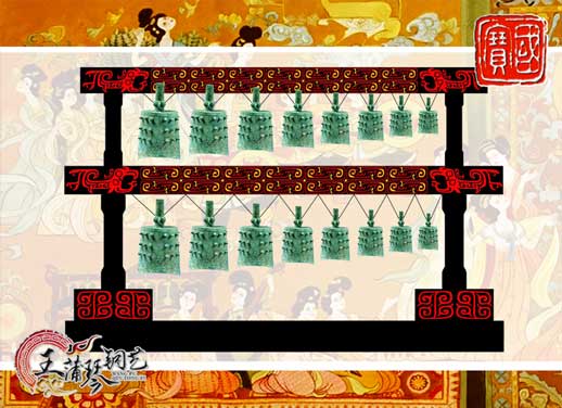 16件晉侯穌青銅編鐘，西周時期編鐘編磬