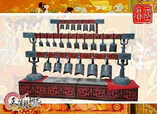 22件C型編鐘、小型演奏級、F調(diào)主旋律